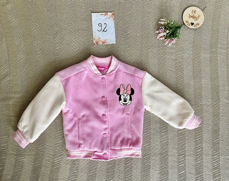 Wyprzedaż nowa kurtka bomberka myszka minnie sinsay 92