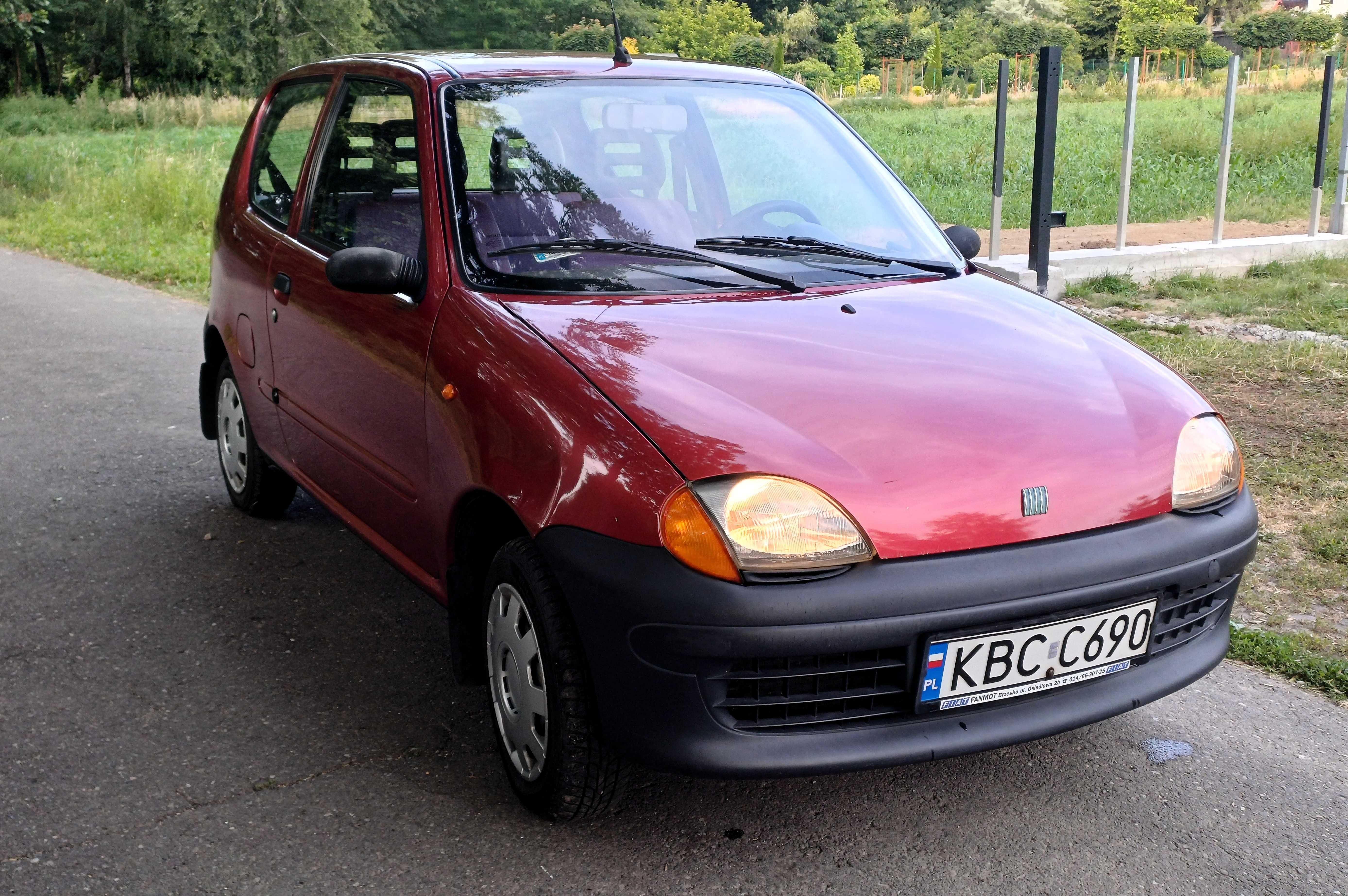 Fiat seicento 900 , 2000r, od pierwszego właściciela, 107 tys