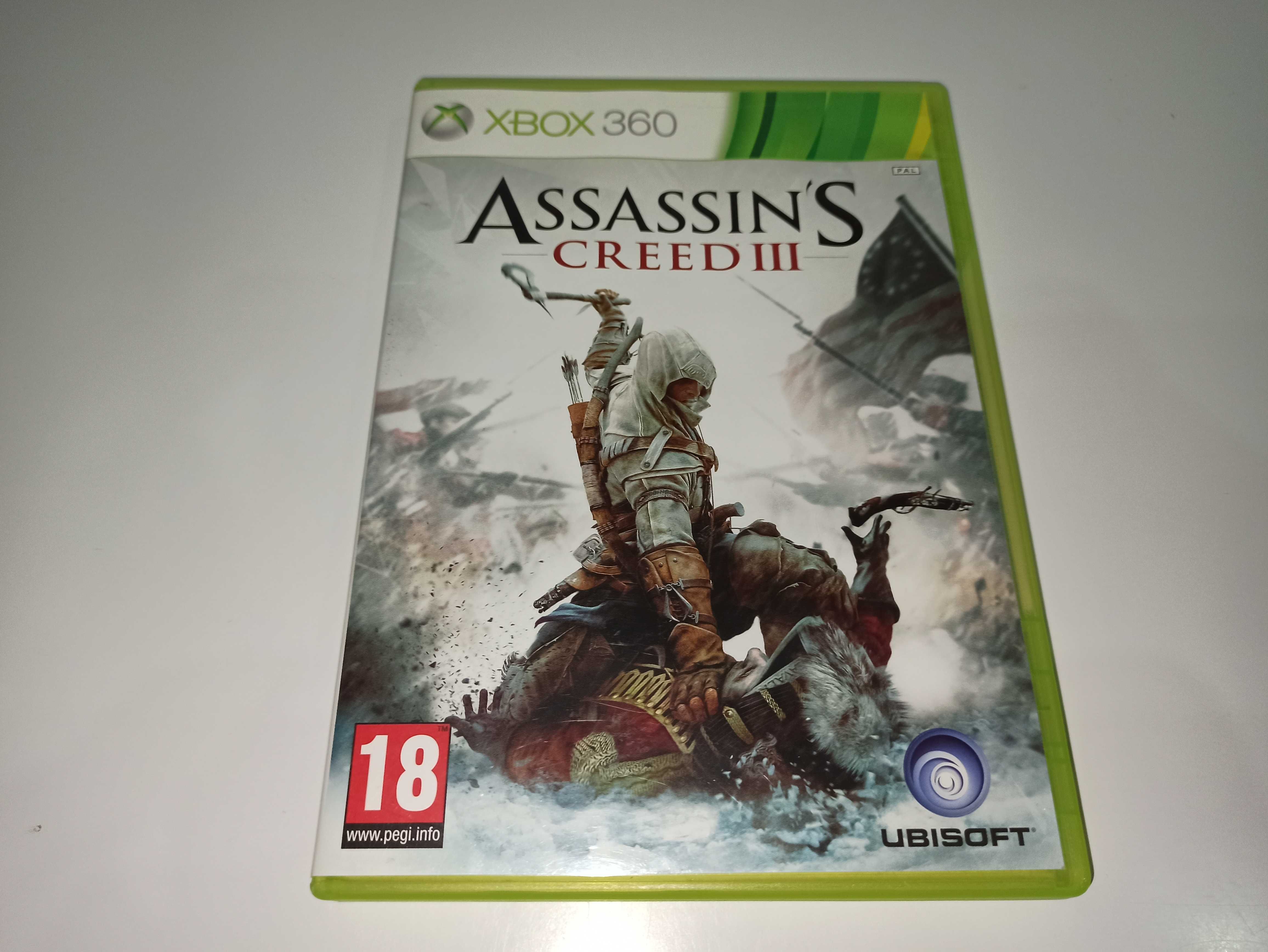 xbox 360 ASSASSINS CREED III klasyka 100% pozytyw