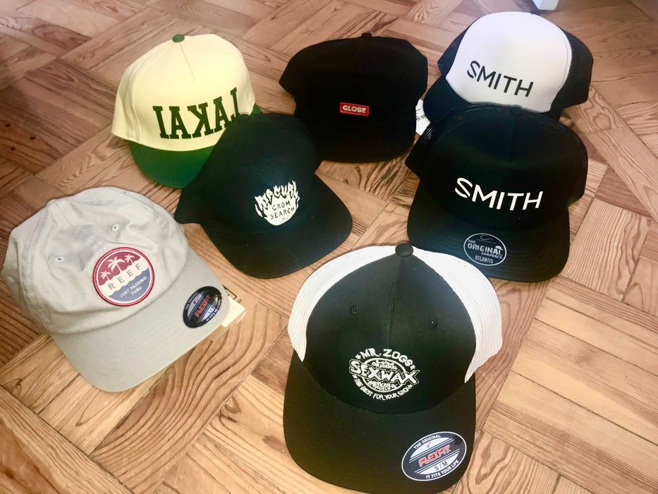 Boné novo Reef, Lakai, Smith, Globe, Rip Curl