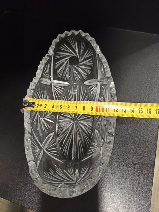 Хрустальные ладья, салатник, пиалка