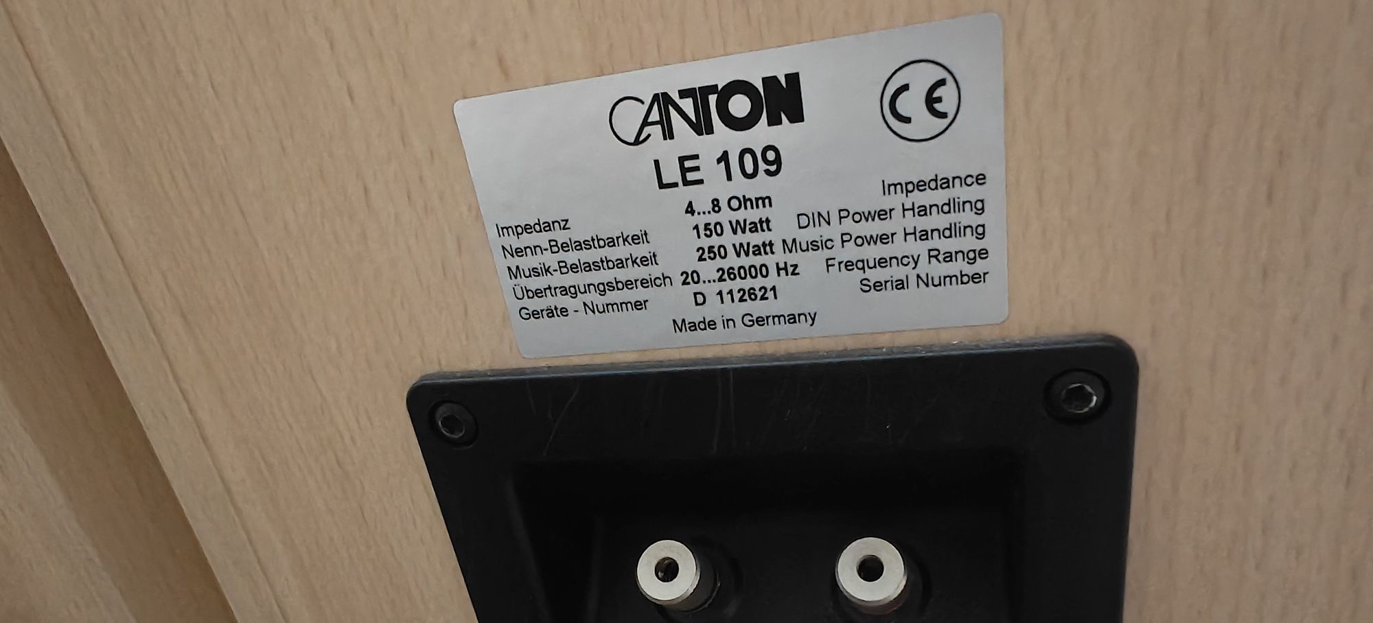 Canton LE109 - kolumny stereo - stan dobry+