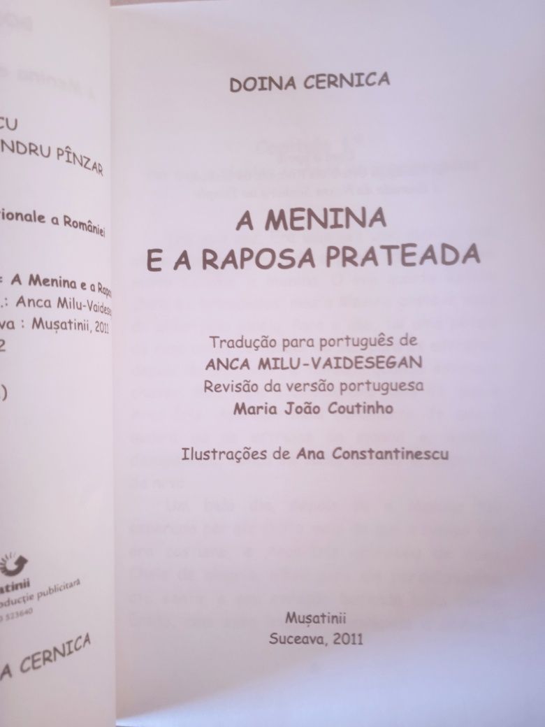A menina e a raposa prateada