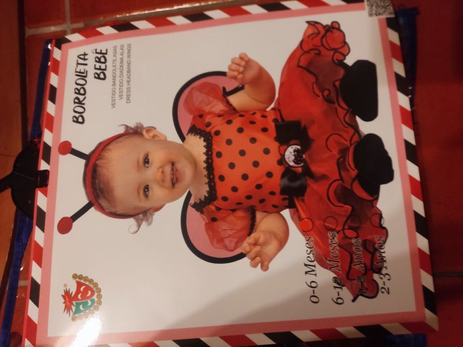 Disfarce de criança joaninha