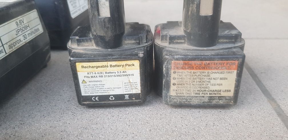 MAX RB bateria  ładowarka  do wiązarki  wiązerek