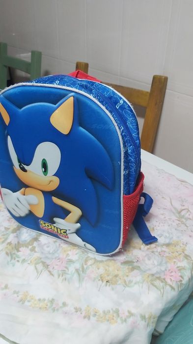 Mochila sonic menino