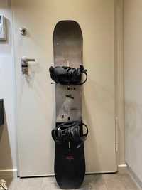 Deska snowboardowa Burton process 155cm z wiązaniami - 10 dni na stoku
