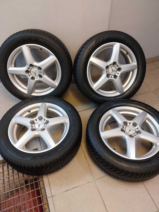 Koła alufelgi 16" Mercedes VW Audi Skoda Seat opony zimowe 205/55R16