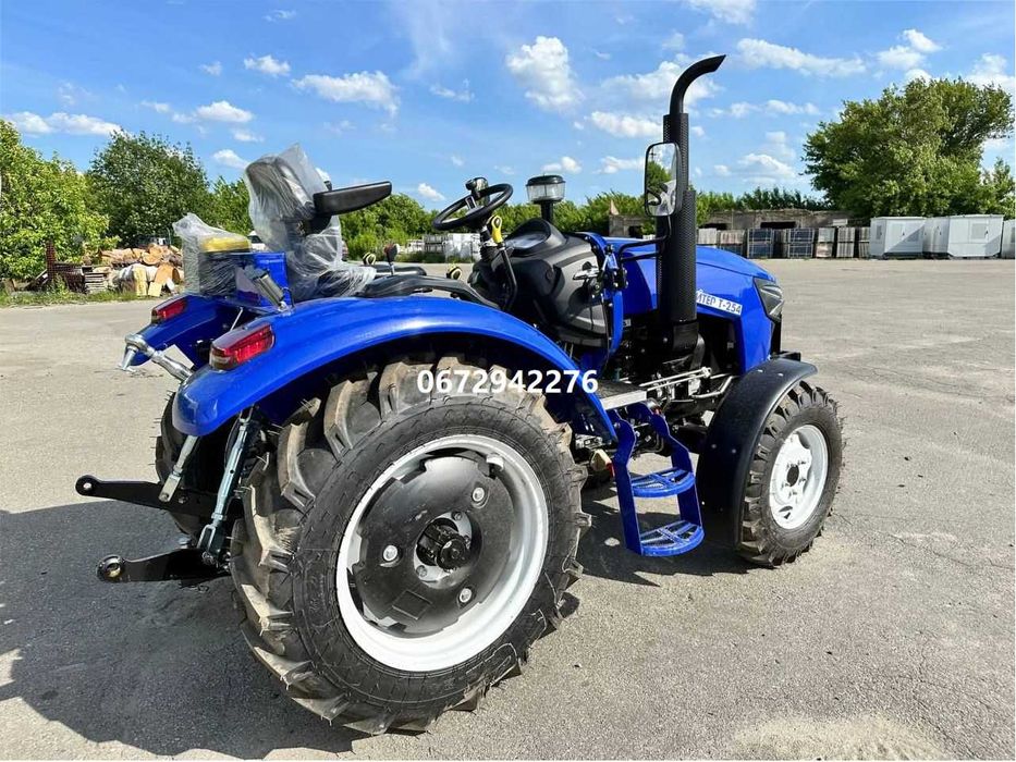 Мінітрактор Файтер Т-254 | Примусова гідравліка Посилена КПП доставка