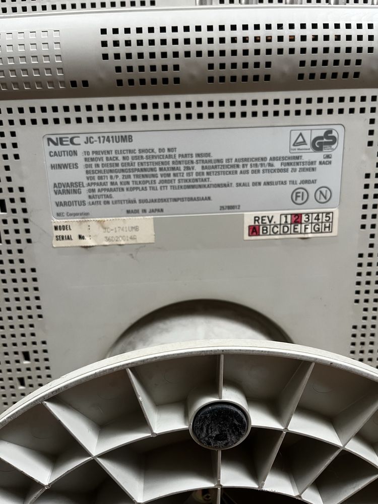 Monitor kineskopowy (x2)