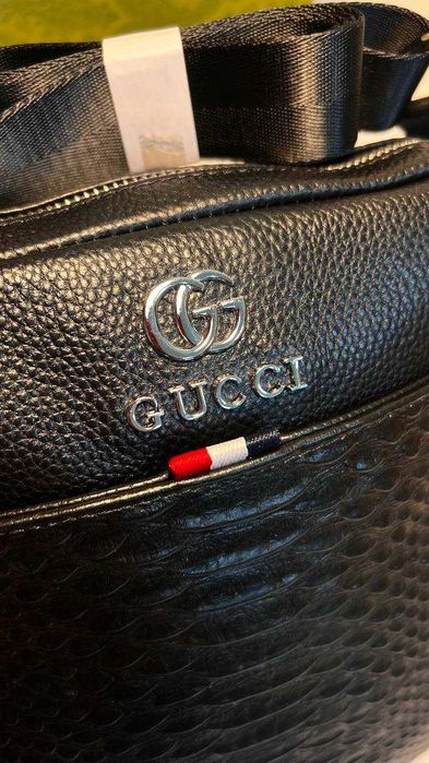 Męska torba torebka Listonoszka, skóra 66262-1