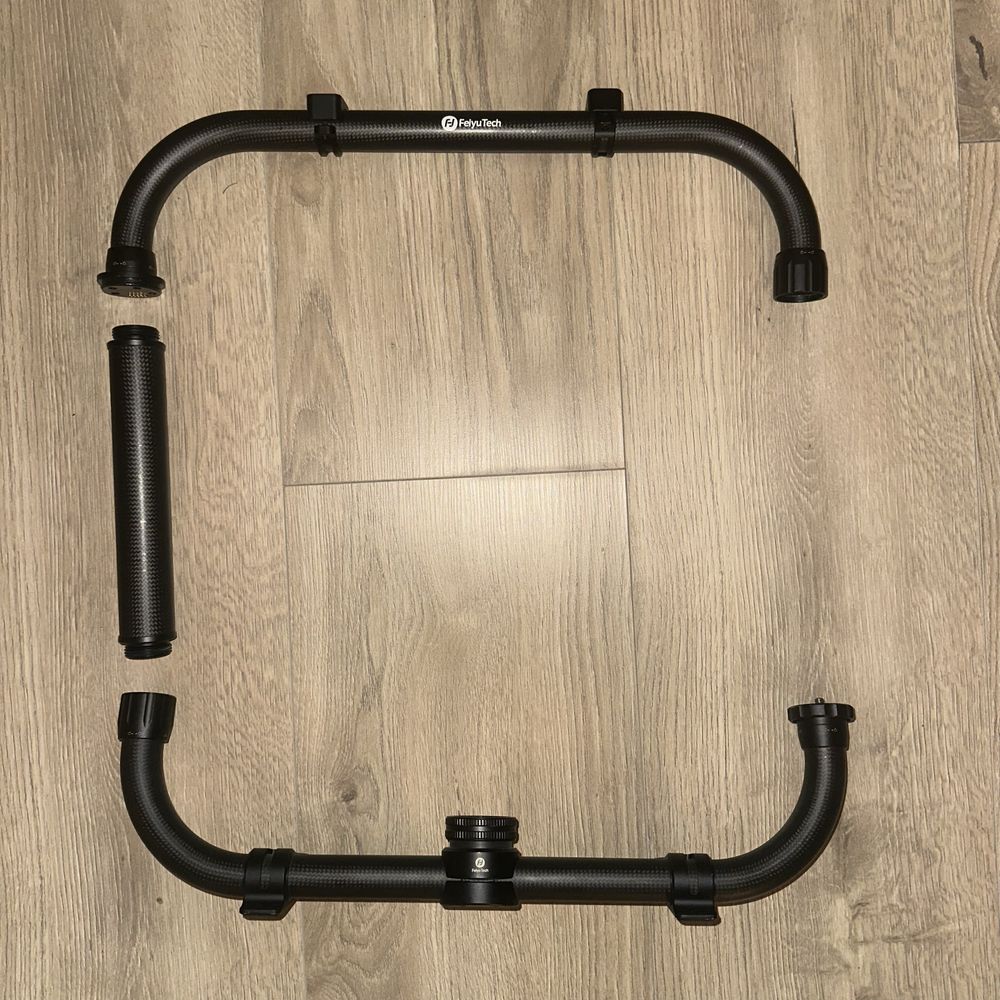 Gimbal FeiyuTech Ak2000 + Uchwyt dwuręczny + moduł follow focus V2