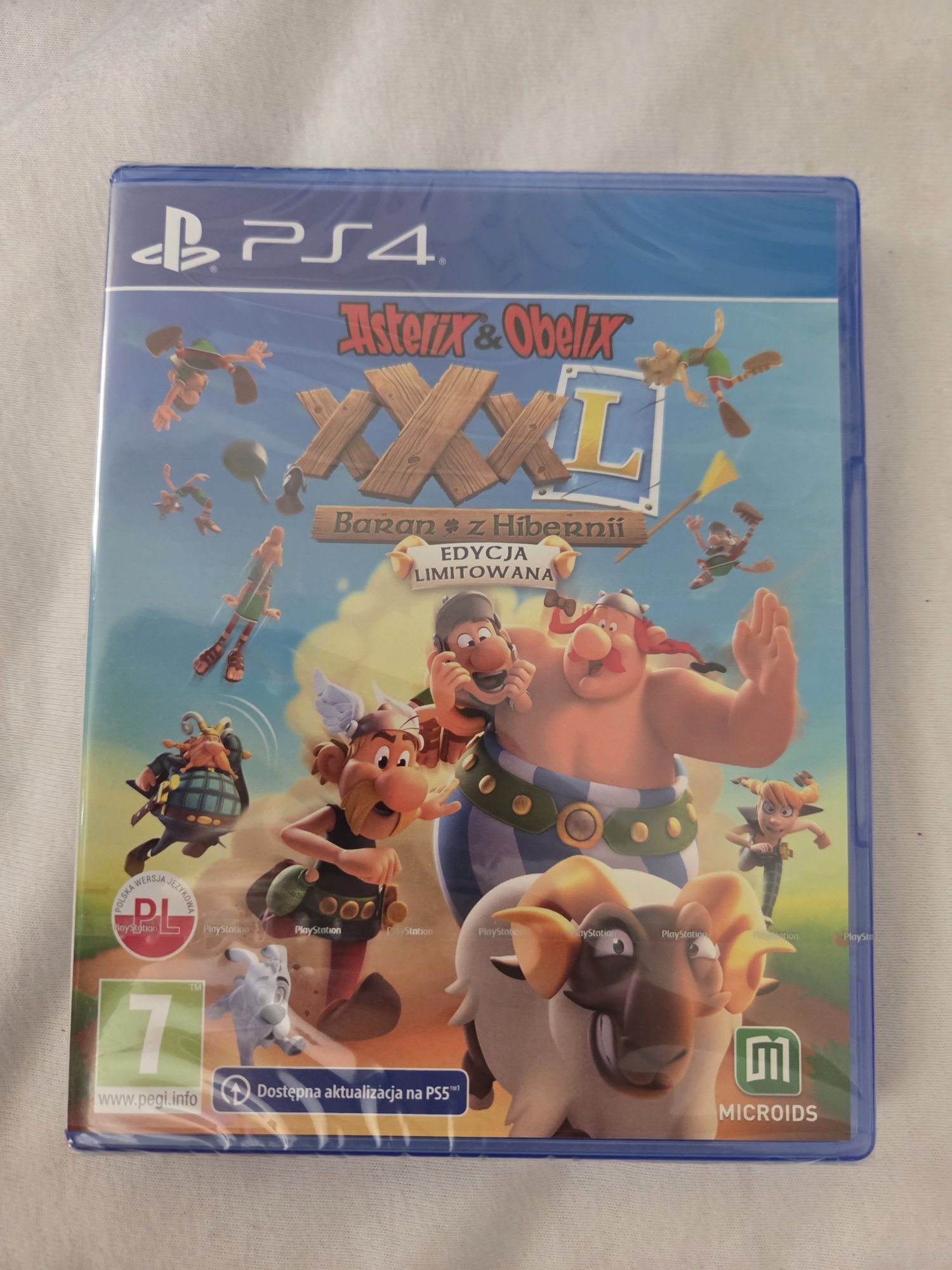 Asterix & Obelix XXXL Baran z Hibernii PlayStation 4 PS4 PS5 PL Nowa