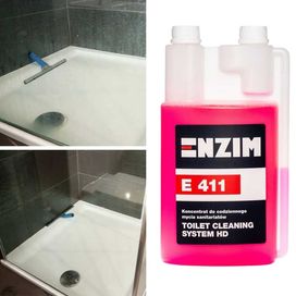 Enzim E411 Koncentrat do codziennego mycia sanitariatów 1l.