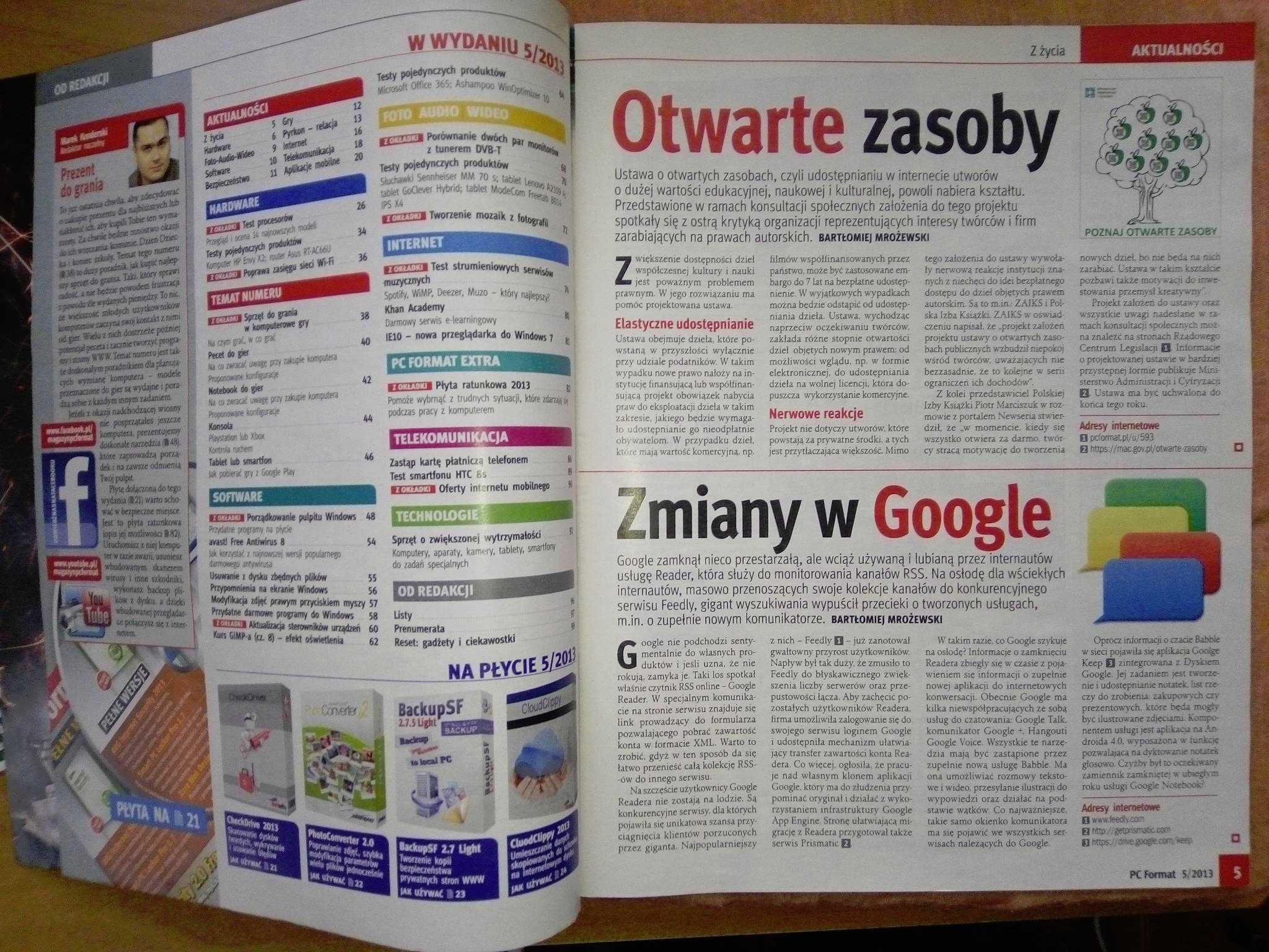 PC Format 5 2013 maj (153) Gazeta + płyta CD Czasopismo
