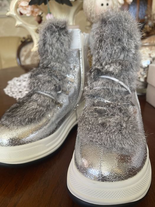 Зимові ботінки натуральні , шкіряні