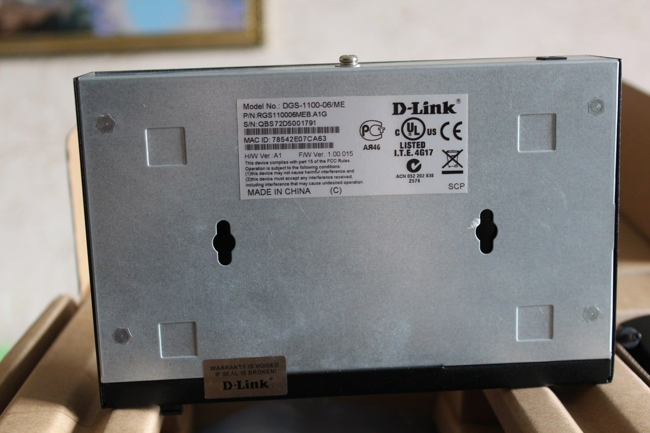 DGS-1100-06/ME D-link комутатор керований L2