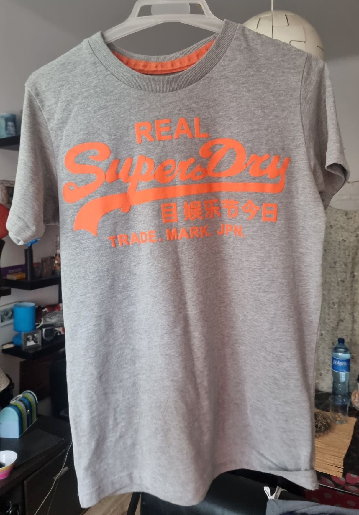 koszulka tshirt superdry szara rozmiar M