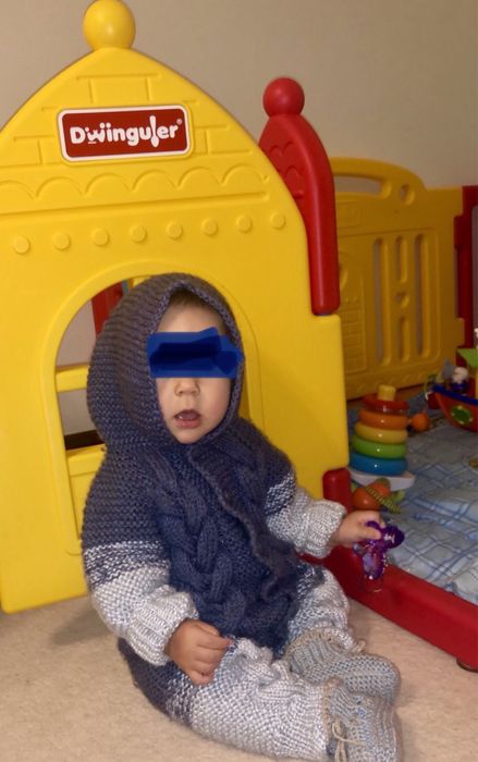 Комбинезон вязаный