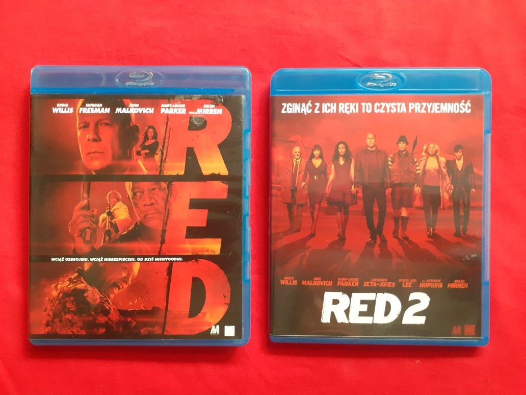 RED i RED 2 filmy blu-ray PL