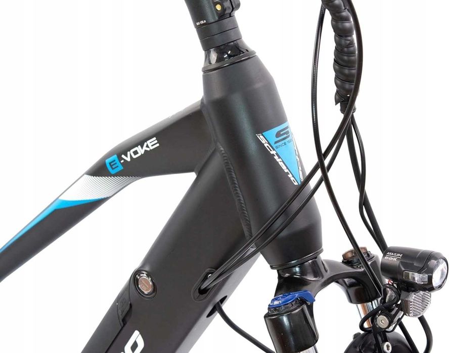 Rower Elektryczny Damski Męski Miejski 250W 28" 14 Ah ALU Amortyzacja