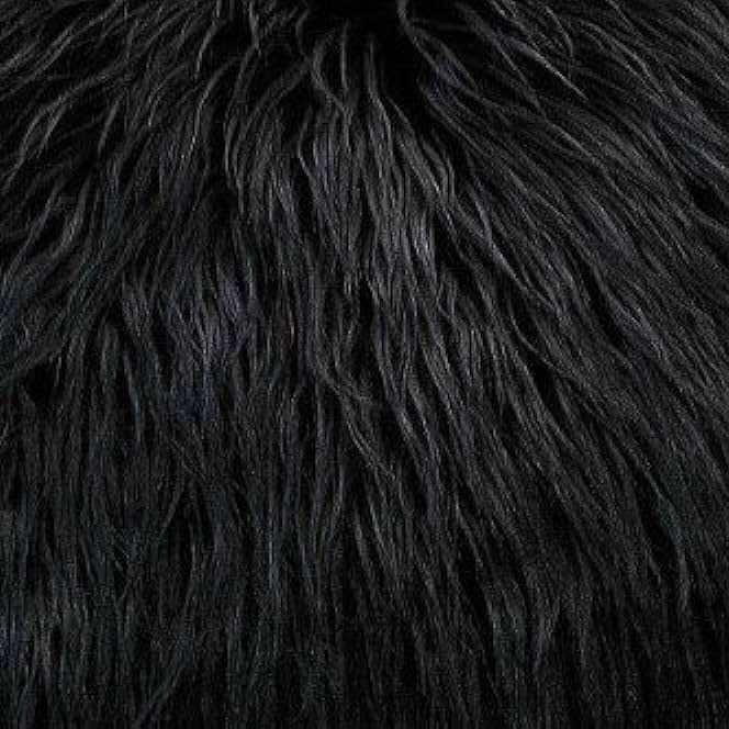 Dzianina/Futro Shannon – Mongolian Fur Black (9,5 mb)