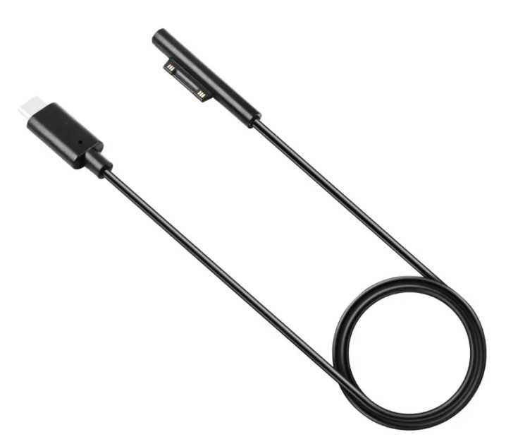 Type-c зарядной кабель 15V PD для Surface Pro 8 7 6 5 4 3 Book Laptop
