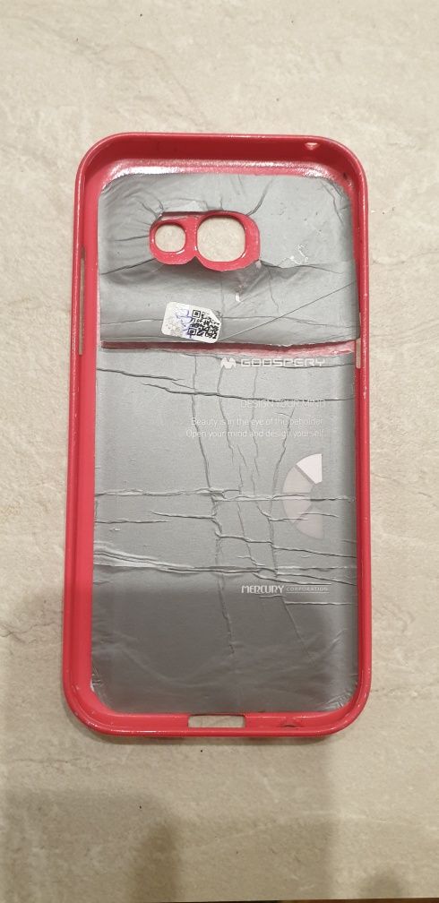 Oryginalne etui czerwone Jelly Goopery Mercury do Samsunga  A5 2017