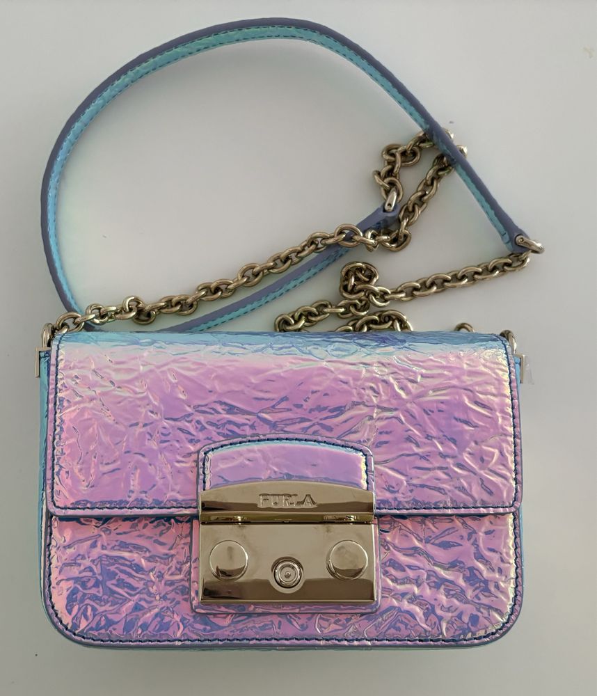 Torebka Furla metropolis mini iridescent holo