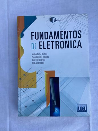 Livro “Fundamentos da Eletrónica”, António Carlos Batista [Novo]
