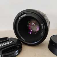 Lente Nikon AF Nikkor 50mm 1:1.8D Ø 52mm (Nikon F)