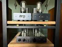 Cary Audio monobloki CAD-300 se na  300B i przedwzmacniacz slp 90