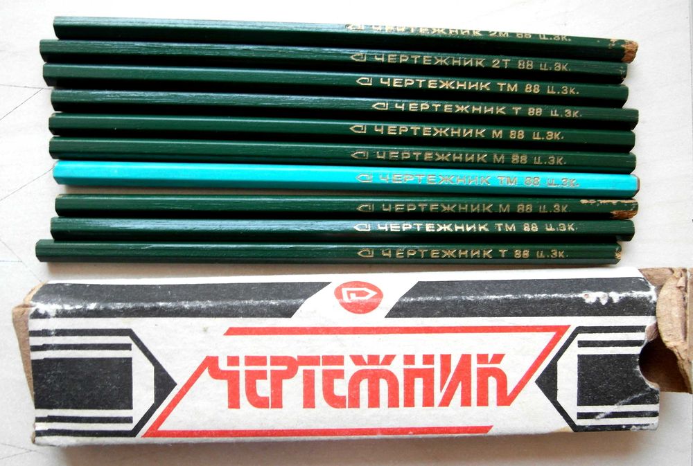 Олівці для креслення,  рапідограф, ручка -чорнило