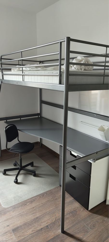 Łózko ikea z materacem