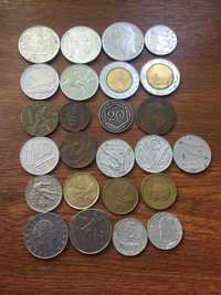 Монеты Италии 25 шт.