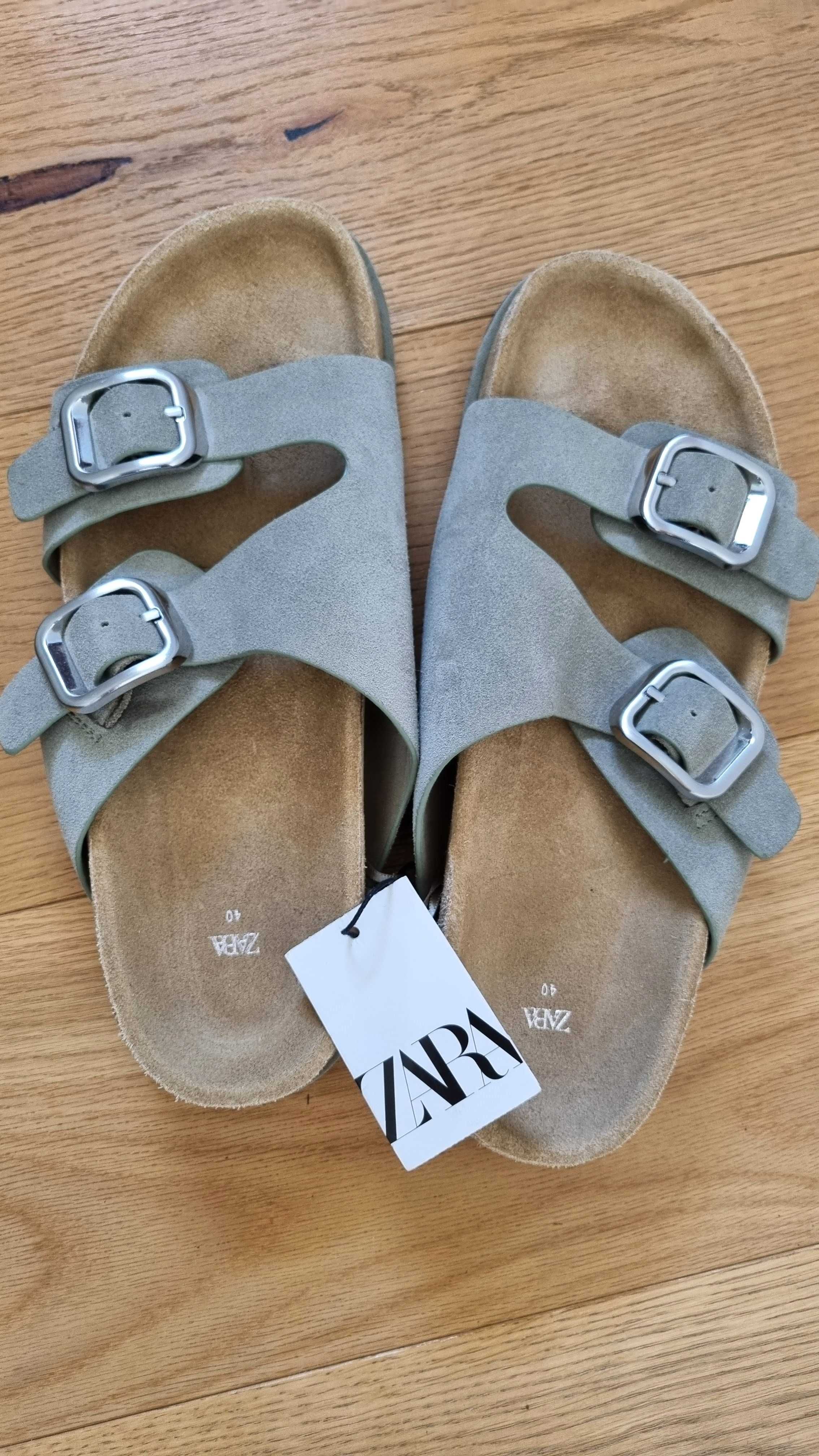 Klapki Zara rozmiar 40