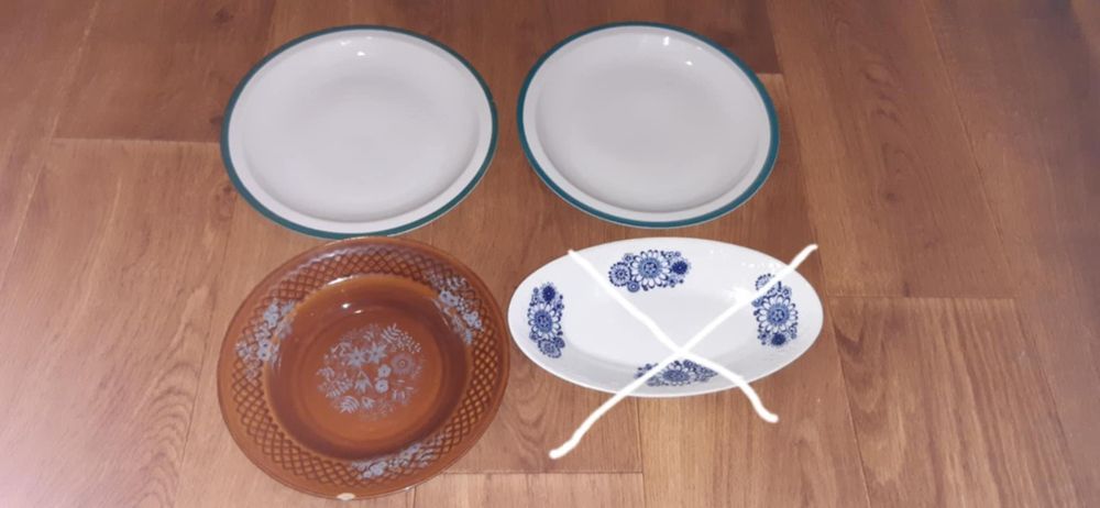 Talerze z PRL wawel i pulawice