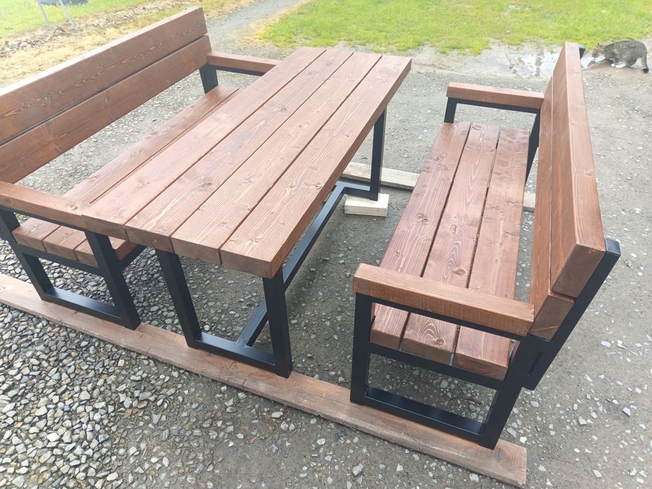 Meble ogrodowe drewniane nowoczesne na zamówienie każdy wymiar