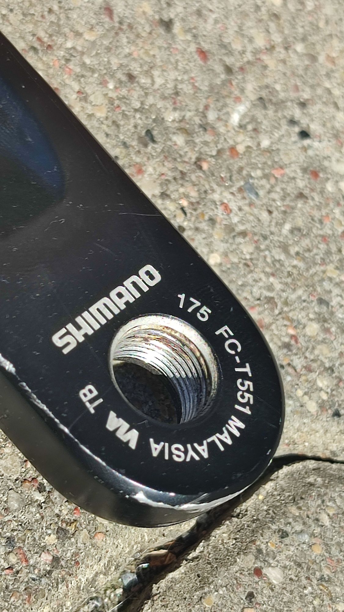 Korby Shimano fc-m-543 / t551 dł.175