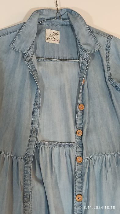 Sukienka Cool Club 146 jeans rozpinana st. idealny, za 1/3 ceny