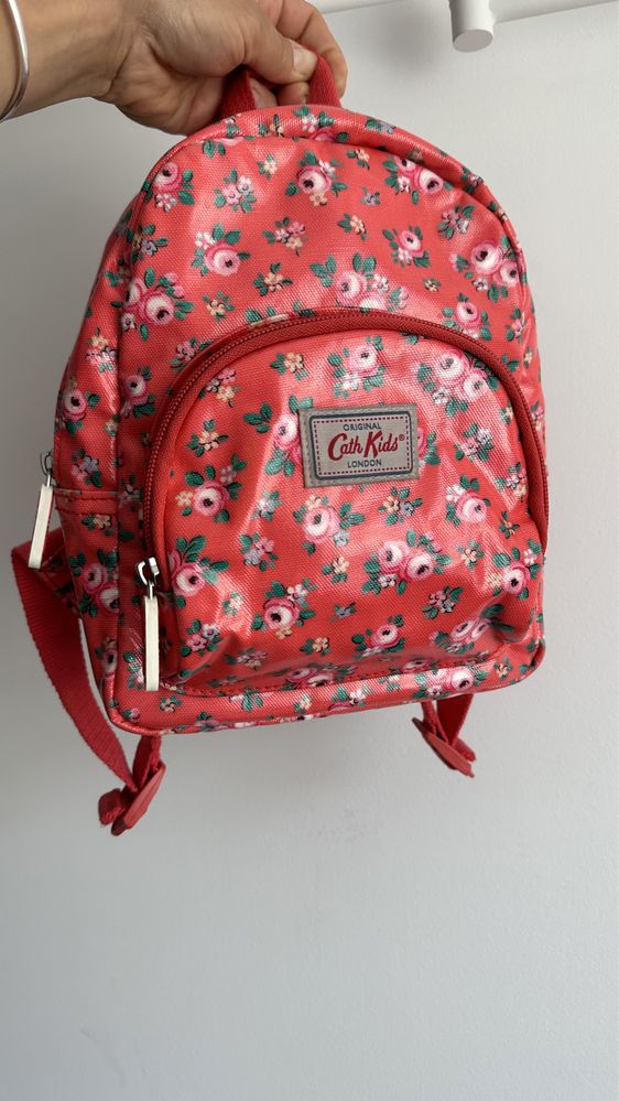 Cath Kidston plecak czerwony w kwiatki