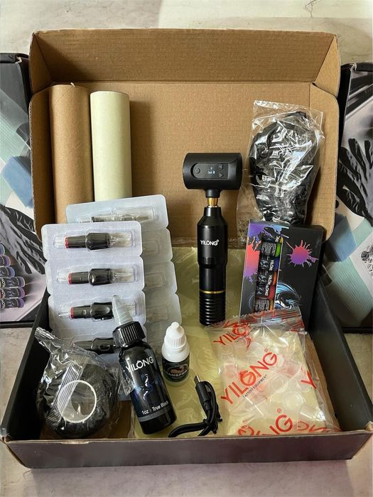 Полный тату набор для новичка и мастера— все  в одном комплекте