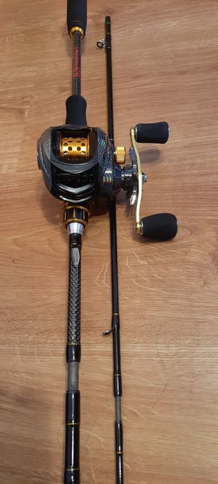 Wędka castingowa + Multiplikator Baitcasting wygrany na zawodach  NOWA