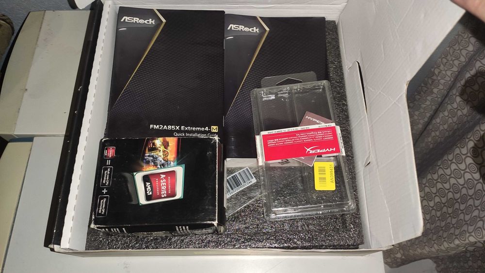 Комплект процесор AMD A8 5600k + материнка ASRock FM2A85X + ОЗП 8Гб