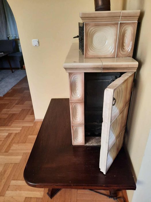 Piec kominek koza kaflowa niemiecki justus