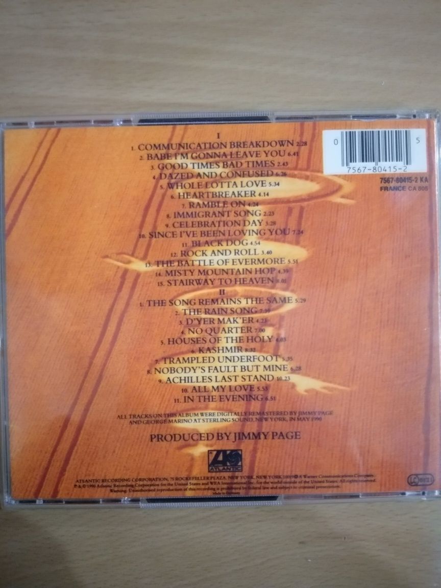 Led Zeppelin "Remasters" na płycie 2 x CD