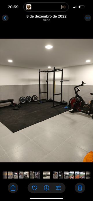 Ginasio de casa como novo