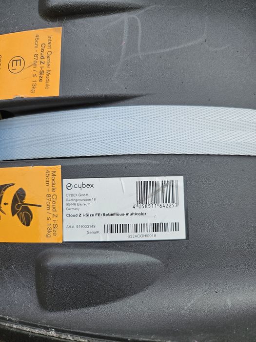 Cybex cloud-z z bazą