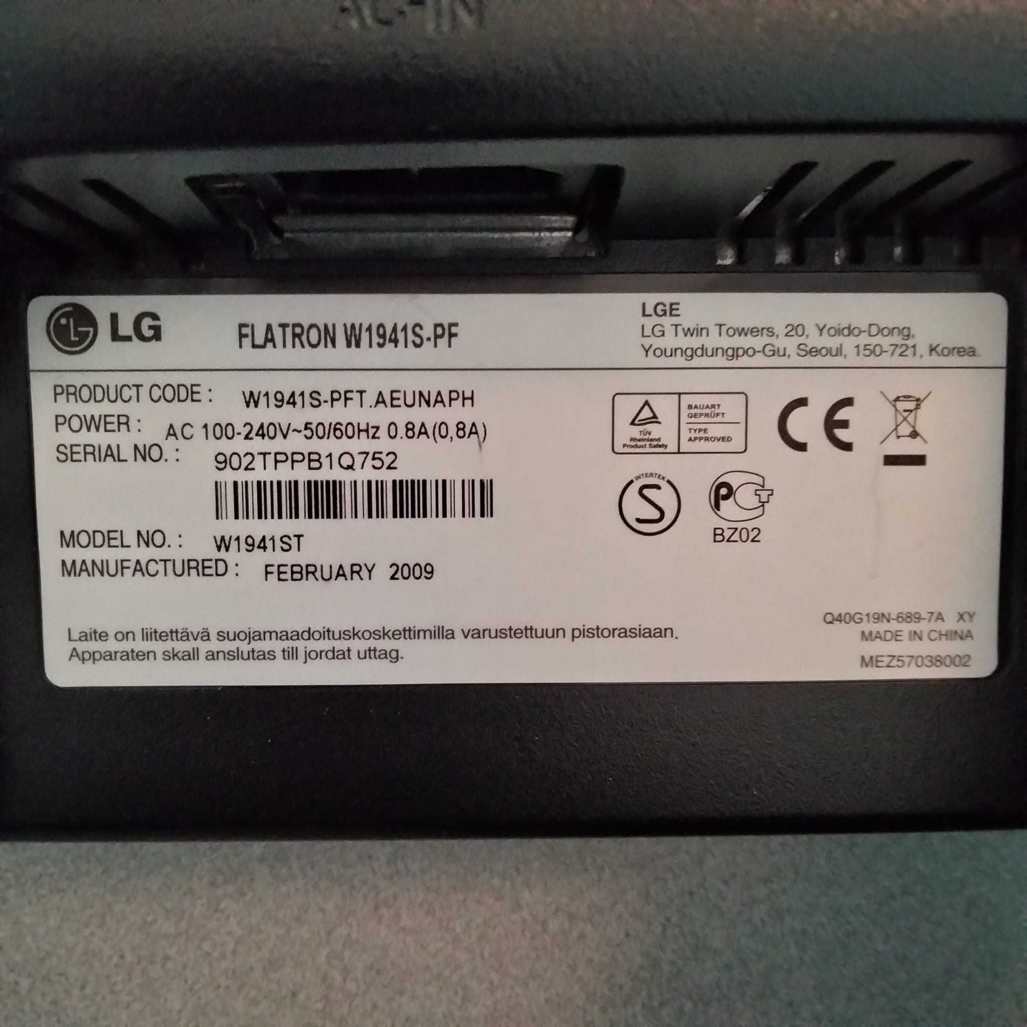 Monitor de Computador LG