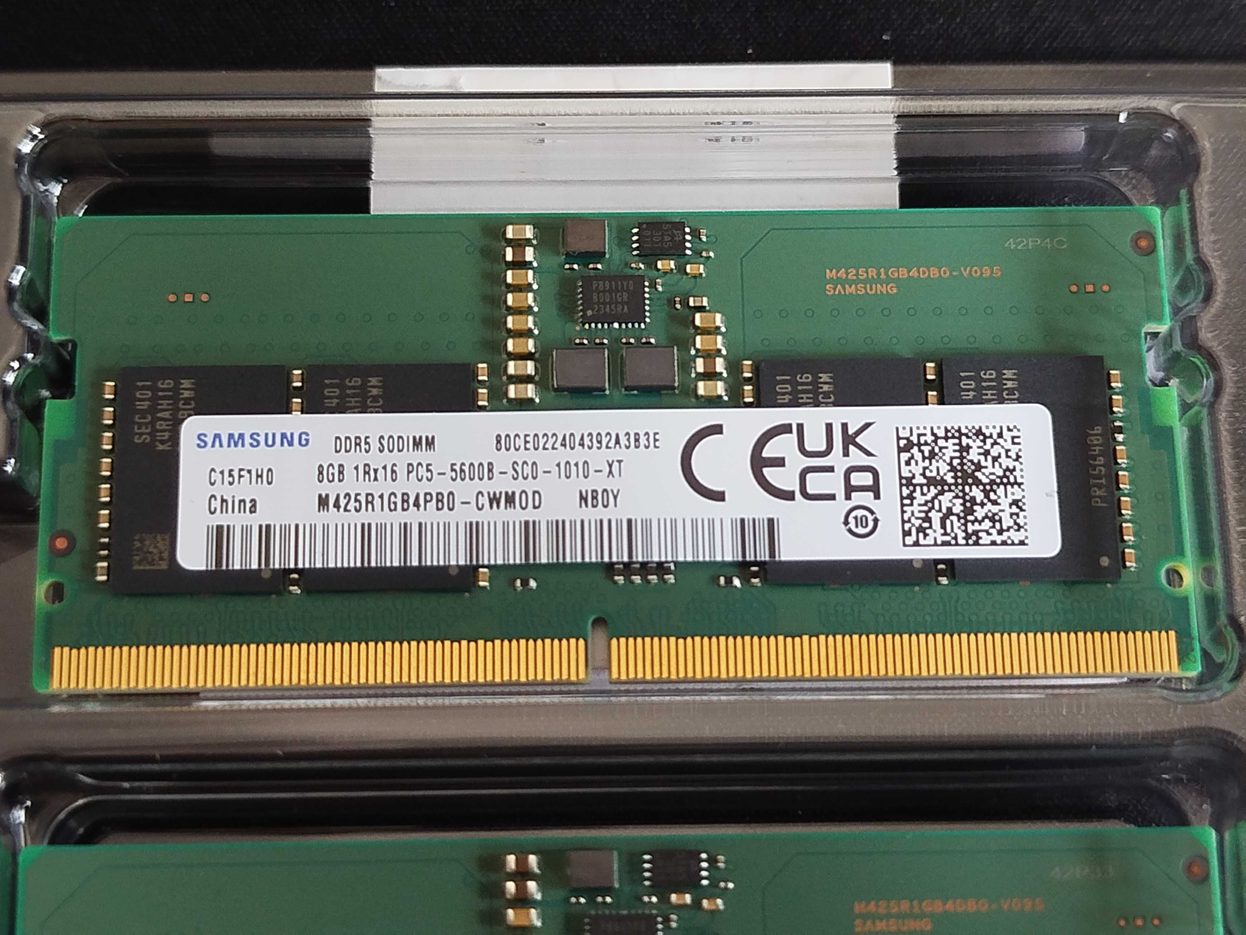 Pamięć RAM DDR5 SODIMM 16GB 5600MHz (2x8GB) SAMSUNG - do laptopa